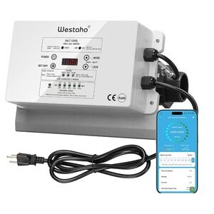 WiFi Salt Chlorine Generator, Westaho Salt Chlorination System 15k gallon
